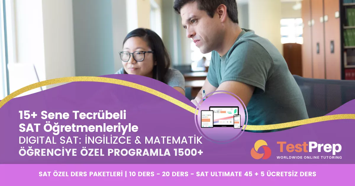 SAT ÖZEL DERS PAKETLERİ EN KAPSAMLI SAT HAZIRLIĞI 10 ders 20 ders SAT Ultimate paket